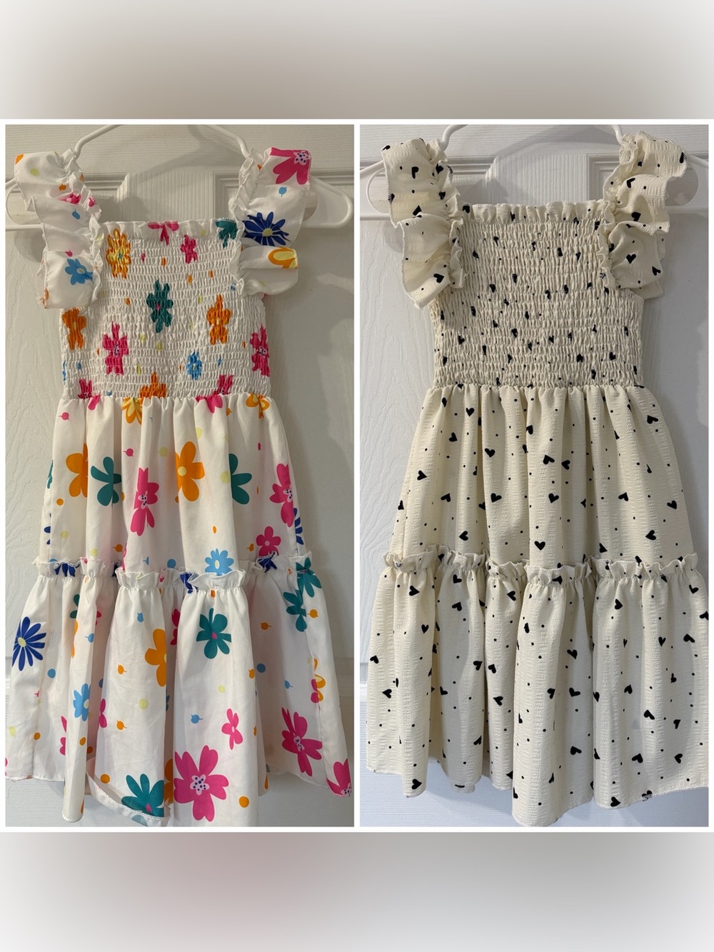 Girls 2 Tiered Sundress Size 7Y Summer Dress!